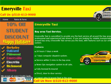 Tablet Screenshot of emeryvilletaxi.com